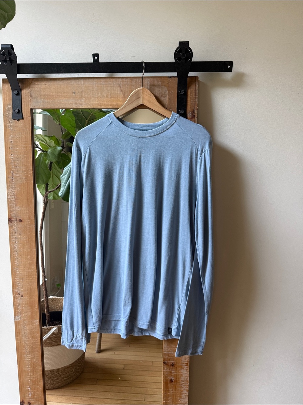 Free Fly Apparel Bamboo Long Sleeve Tee Shirt Size M